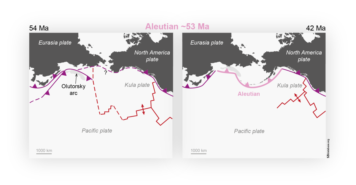 Aleutian subduction zone&nbsp;initiation